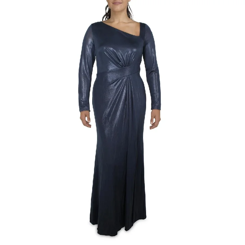 women's glam dressesLauren Ralph Lauren Womens Metallic Long Evening Dress