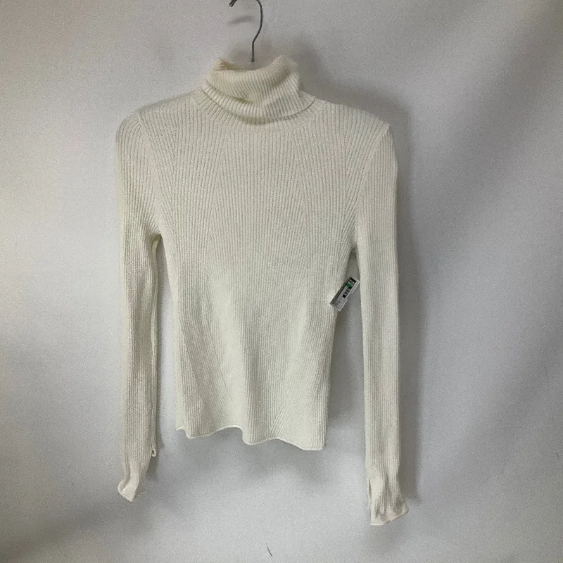 women's tops for vintage fashion enthusiastsTop Long Sleeve By Maeve In White, Size: Xs