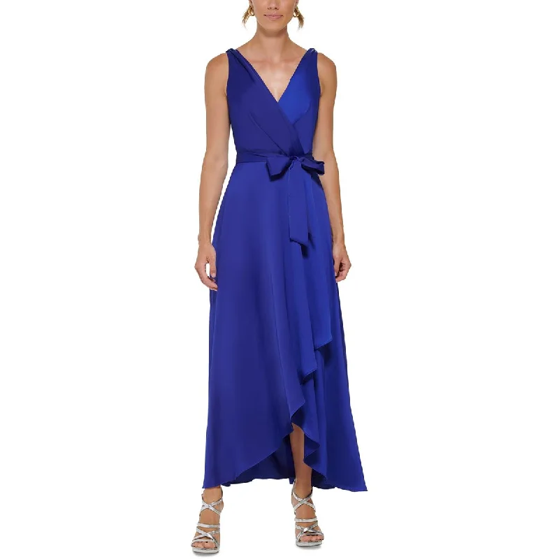 women's A-line dressesDKNY Womens Satin Evening Dress