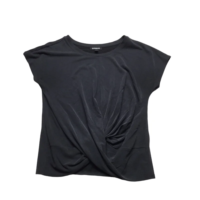 women's tops for mixing and matching with different bottomsTop Short Sleeve By Express In Black, Size: S