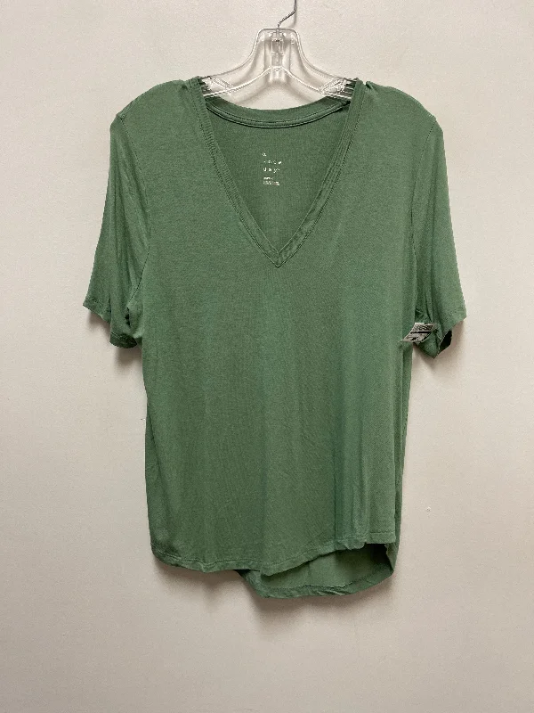 women's tops for those who want to create stylish and put-together outfits without spending a fortuneTop Short Sleeve By A New Day In Green, Size: M