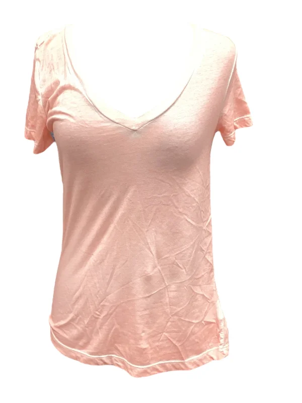 women's tops for fashion-conscious professionalsTop Short Sleeve By Urban Outfitters In Peach, Size: S