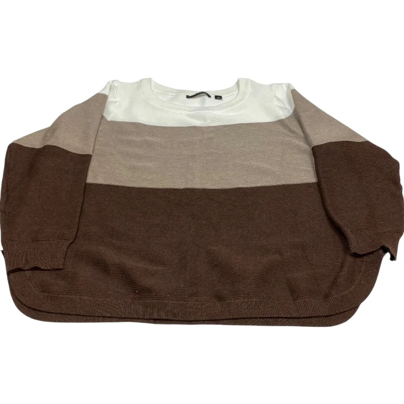 women's tops for mixing and matching with different bottomsTop Long Sleeve By Cyrus In Brown, Size: 3x