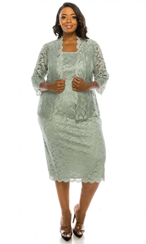 women's halter dressesAlex Evenings - 4122009SC Scoop Neck Lace Jacket Dress