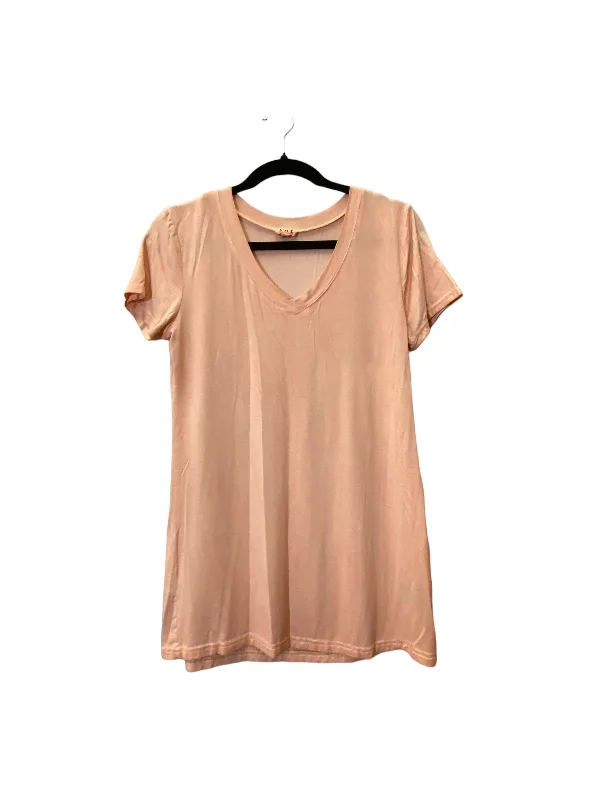 women's tops for glamorous eveningsTop Short Sleeve Basic By Pol In Orange, Size: S