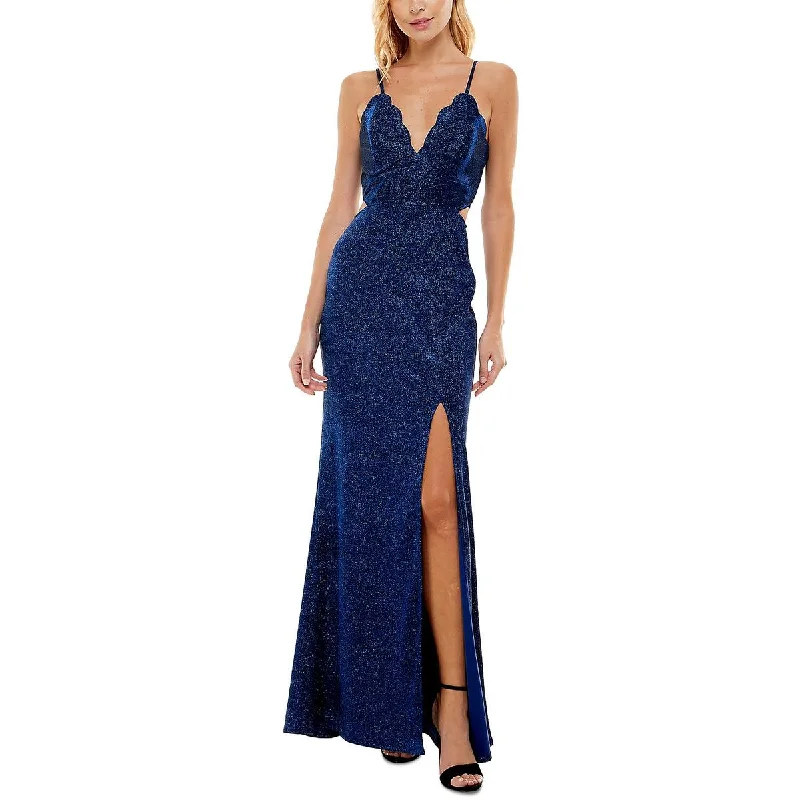 Jersey DressSpeechless Womens Juniors Glitter Embellished Evening Dress