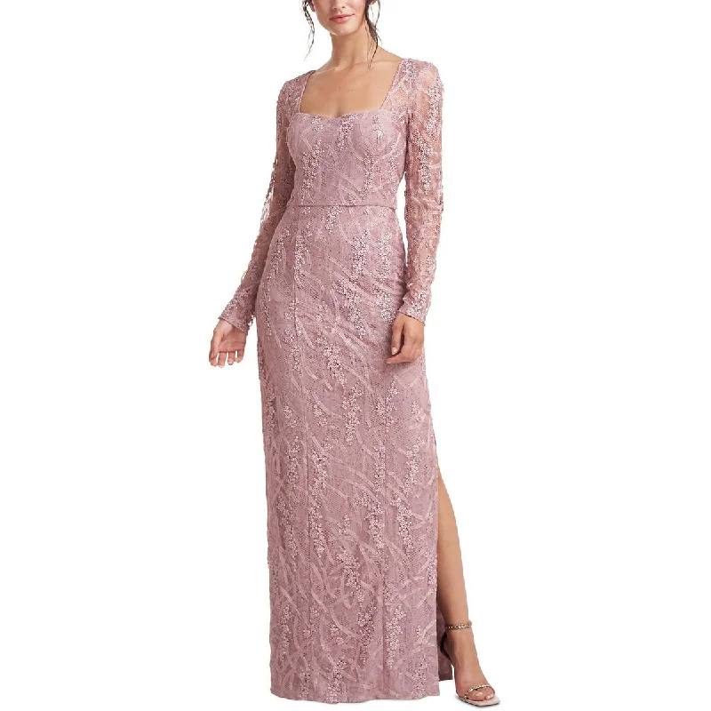 women's everyday dressesJS Collections Womens Lace Embroidered Evening Dress