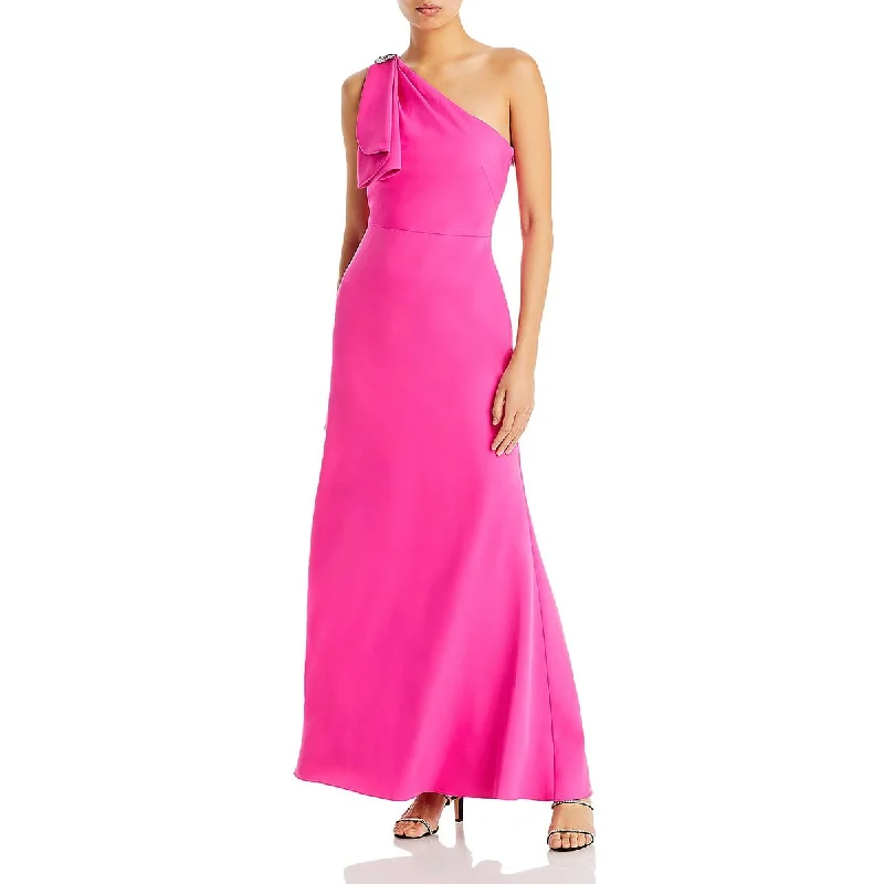 women's pear-shaped body dressesEliza J Womens Drapey Long Evening Dress