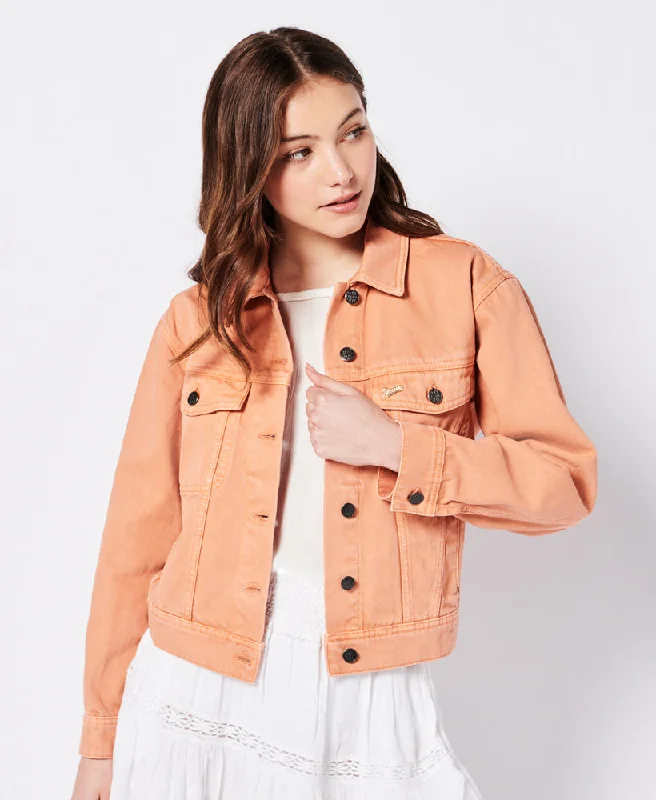 eco-friendly women's coatsVintage Trucker Jacket | Desert Clay