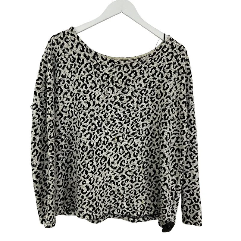 women's tops for those who believe in expressing their individuality through fashionTop Long Sleeve By Willow & Clay In Animal Print, Size: L