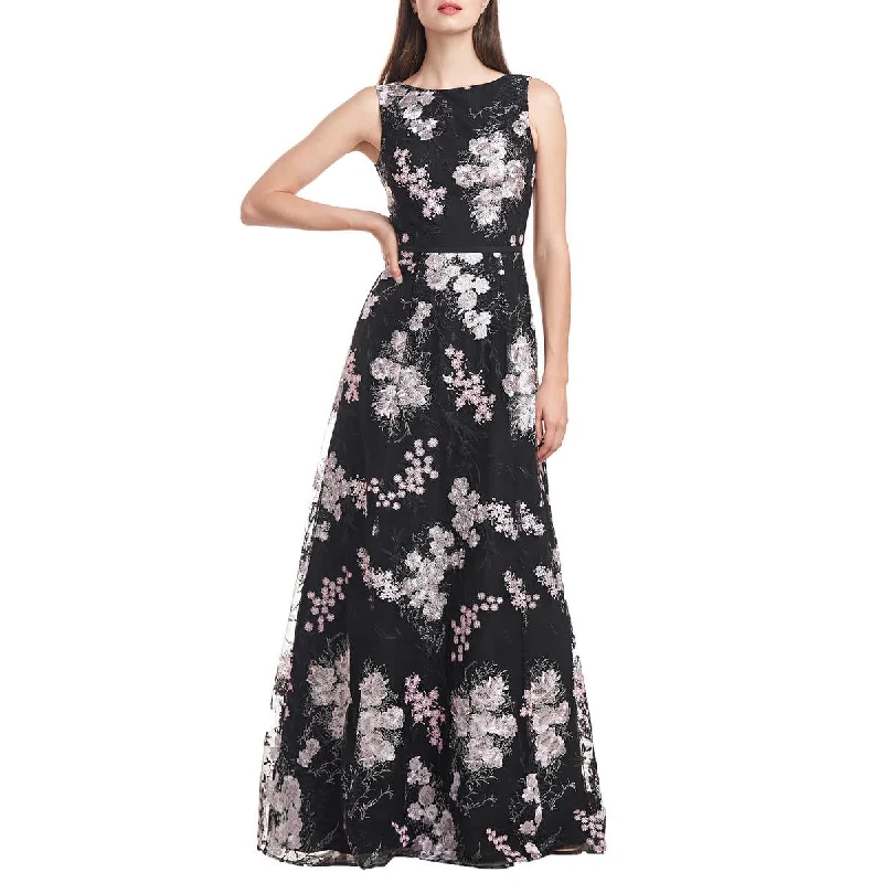 women's unique dressesJS Collections Womens Catalina Embroidered Floral Evening Dress