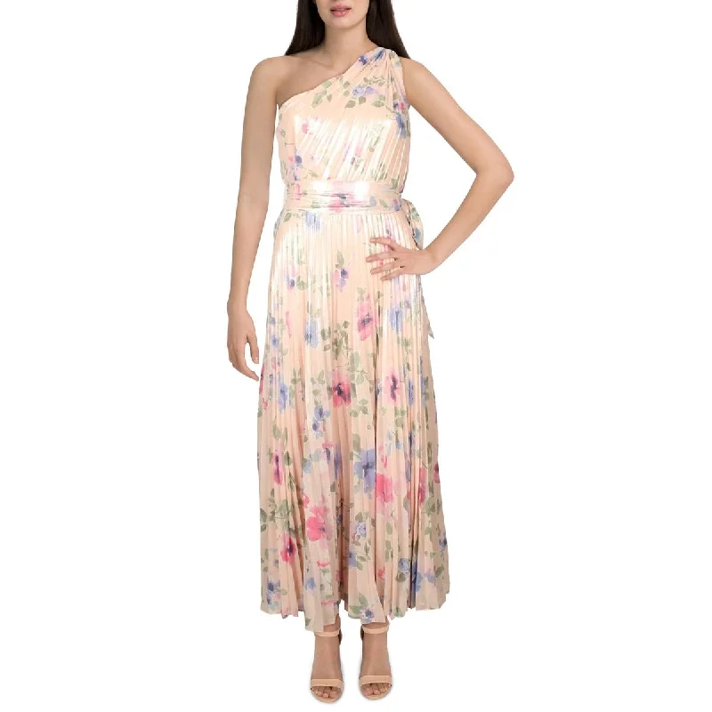 women's cold-shoulder dressesLauren Ralph Lauren Womens Akecheta Floral Long Evening Dress