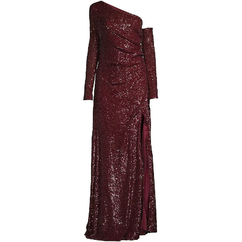 women's custom dressesDonna Karan Womens Mesh Sequined Evening Dress