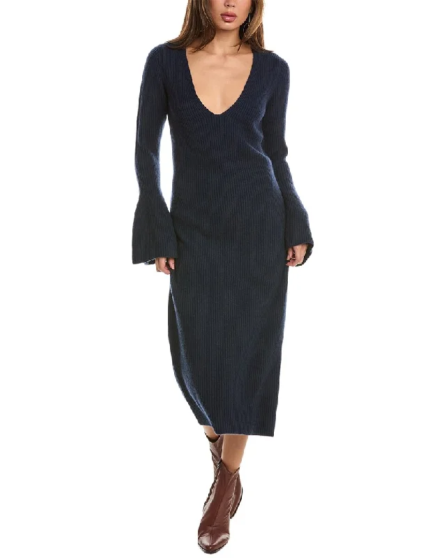 women's sheath dressesEquipment Dree Wool & Cashmere-Blend Maxi Dress