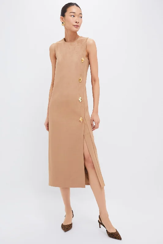 women's made-to-order dressesTan Kalita Midi Dress