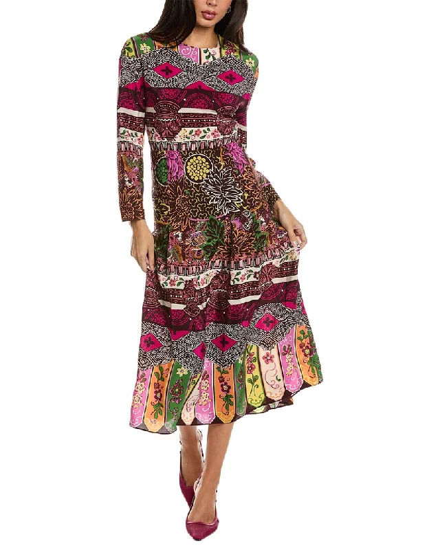 women's midi dressesValentino Silk Maxi Dress