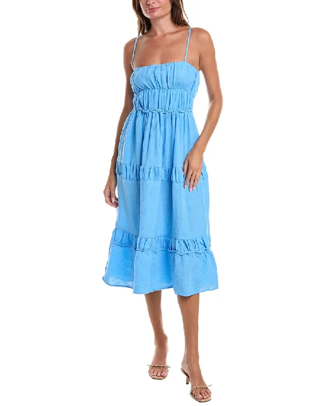 women's high-low dressesOcean Drive Gauze Maxi Dress