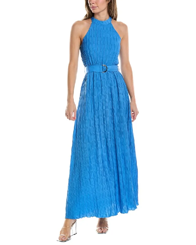 women's short-sleeved dressesMARION Textured Maxi Dress