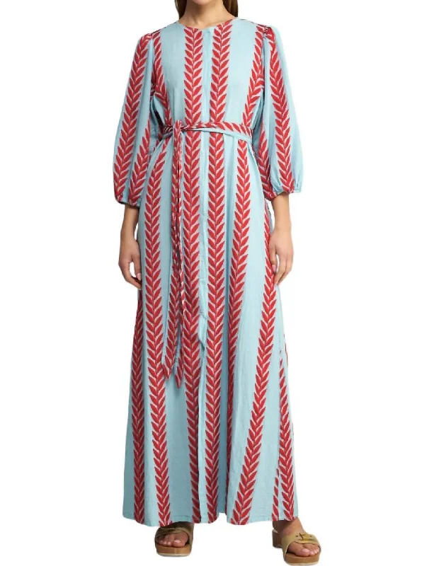 women's vacation dressesAphrodite Maxi Dress In Blue