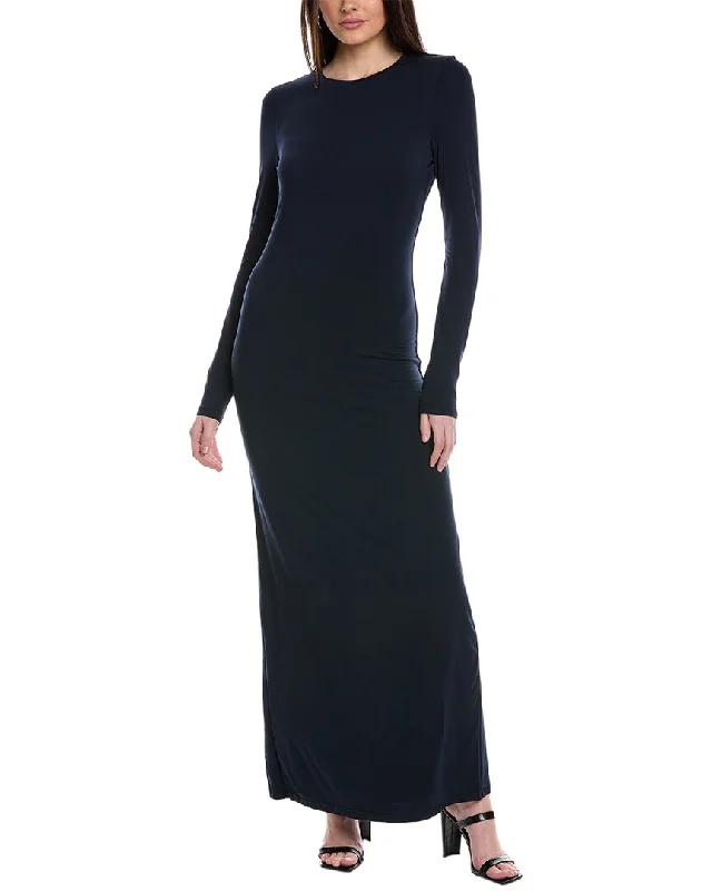 Crepe DressSplendid x Kate Young Silk-Blend Maxi Dress