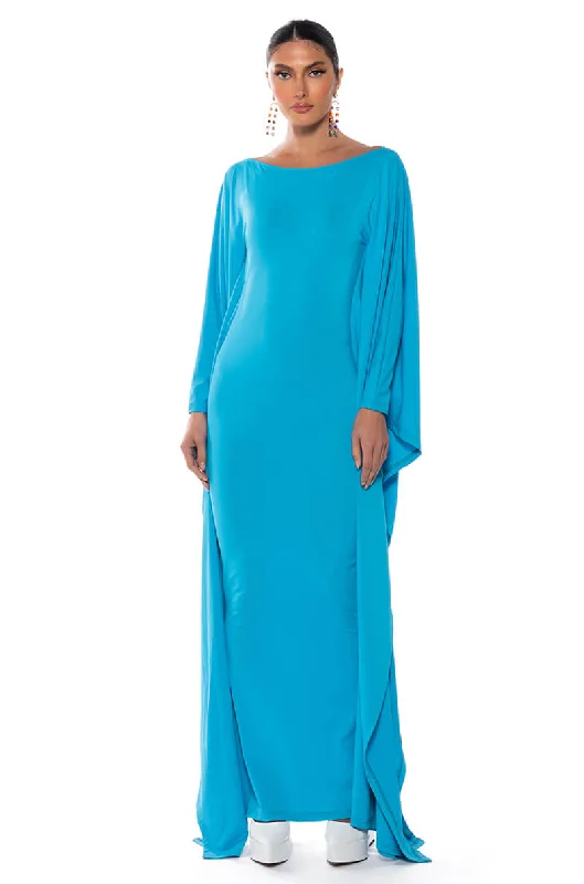 Ribbon DressCATCH ME IN PARIS SLINKY MAXI DRESS