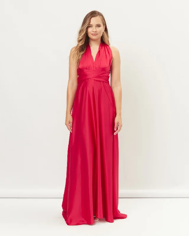 Bridesmaid DressLeah Red Infinity Maxi Dress