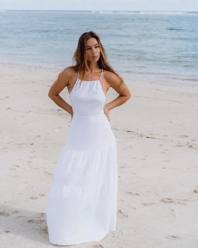 Tulle DressKaylani White Maxi Dress