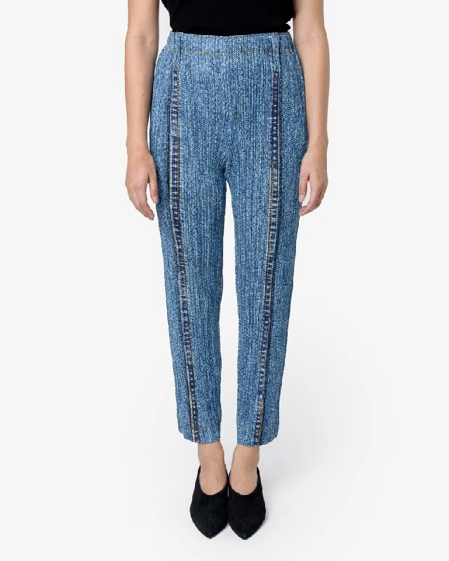 women's moisture-wicking pants"Denim" Pants in Denim Blue