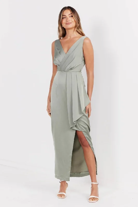 women's bodycon dressesGoddess Dress - Sage