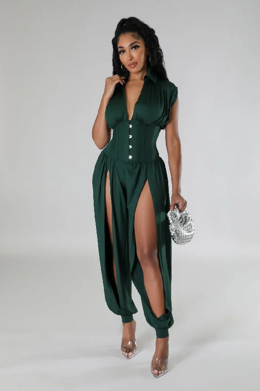 women's jumpsuits with off-the-shoulder necksCaeli Jumpsuit