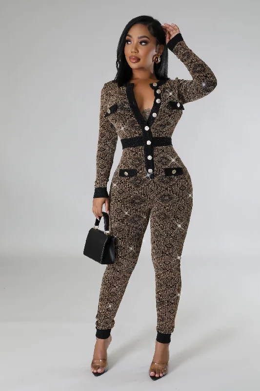 women's dressy jumpsuitsFall Strolls Jumpsuit