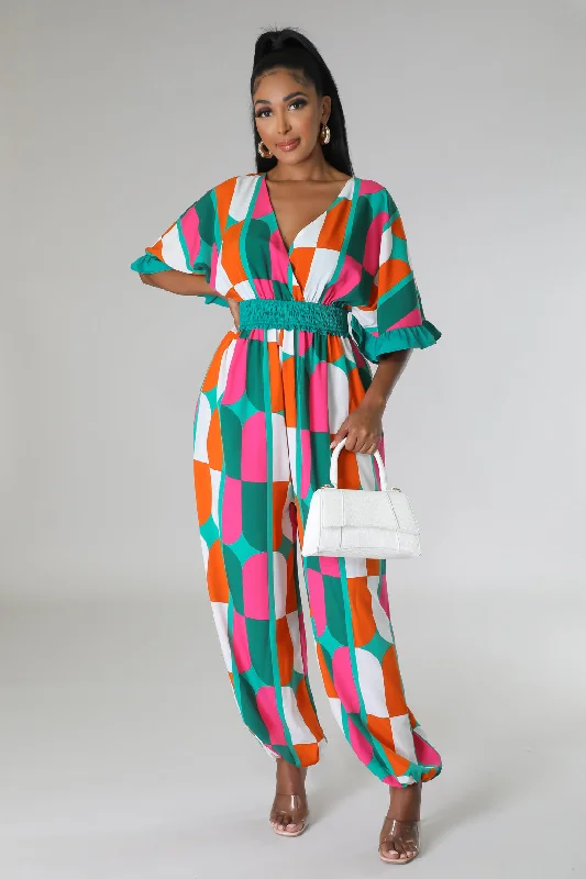 women's jumpsuits with off-the-shoulder necksJaquelynn Jumpsuit