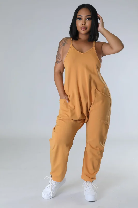 women's cropped jumpsuitsKomfy Days Jumpsuit