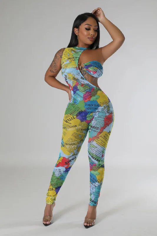 women's jumpsuits for eco-friendly choicesLithany Jumpsuit Set