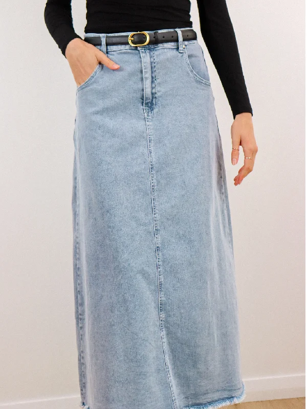 women's woven skirtsFREYA DENIM SKIRT