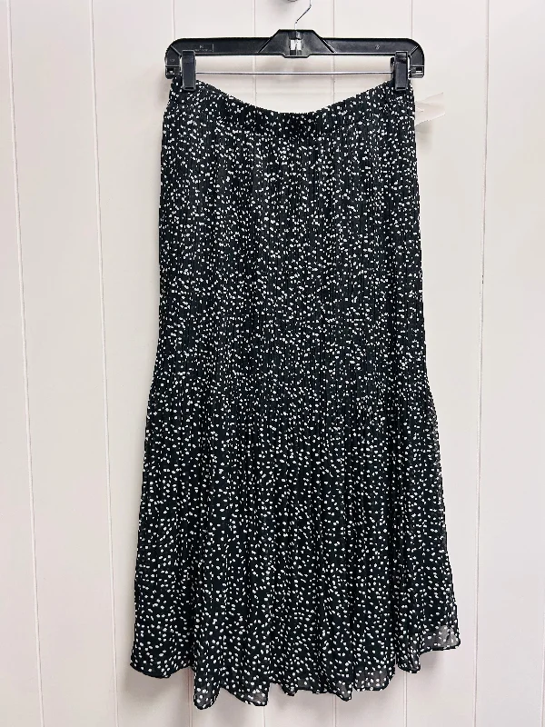 women's fair-trade solid-color skirtsSkirt Maxi By Wdny In Black & White, Size: S