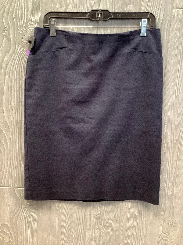 women's cocktail skirtsSkirt Midi By Van Heusen In Navy, Size: 10